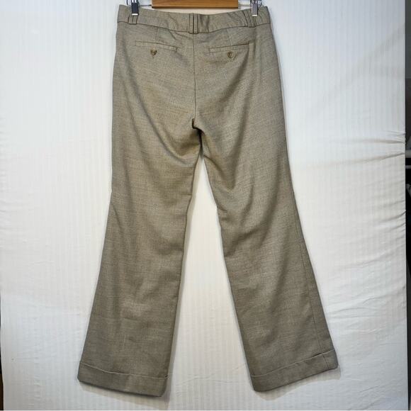 Banana Republic Martini Fit Wool Blend Tan Trouser Dress Pants Women’s Size 8 - Picture 4 of 6
